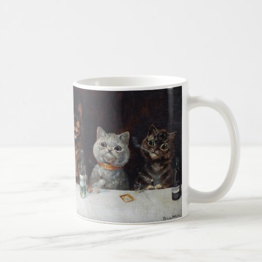 Louis Wain “ The bachelor party ” コーヒーマグカップ (右)