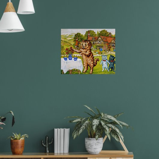 Louis Wain - Two Jugs of Milk, ポスター (リビング1)