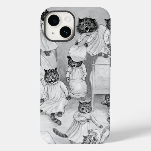 Louis Wain's Kittens in the Dorm Case-Mate iPhoneケース (裏面)