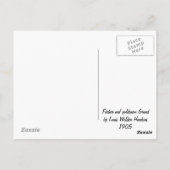 Louis Welden Hawkinsによるファンチャーオーフゴールデネムグラウンドバイルイ ポストカード (裏面)