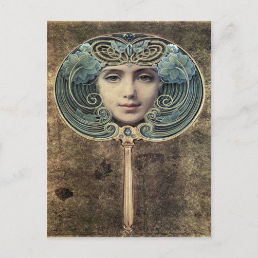 Louis Welden Hawkinsによるファンチャーオーフゴールデネムグラウンドバイルイ ポストカード (正面)