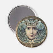 Louis Welden Hawkinsによるファンチャーオーフゴールデネムグラウンドバイルイ マグネット (正面/裏面)