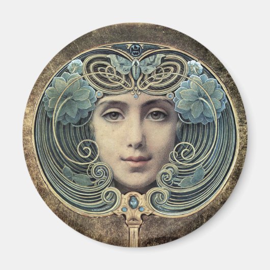 Louis Welden Hawkinsによるファンチャーオーフゴールデネムグラウンドバイルイ マグネット (正面)