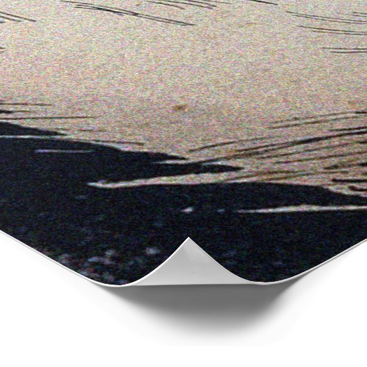 Louis William Wainによる泣き猫 ポスター (角)