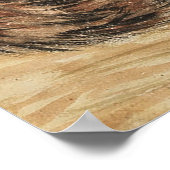 Louis William Wainによる警告虎猫 ポスター (角)