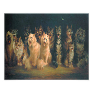 Louis William Wain「Cat Chorus」 フォトプリント