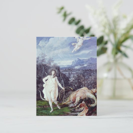 Louis XIV as Apollo, Slayer of Python ポストカード (スタンド正面)