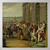 Louis XIV  in Front of the Grotto of Thetis ポスター (正面)