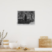 Louis XIV playing billiards with his brother ポスター (キッチン)