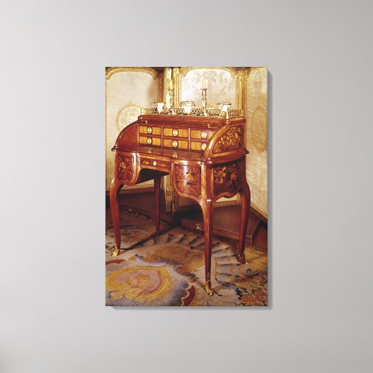 Louis XV書の机 キャンバスプリント (正面)