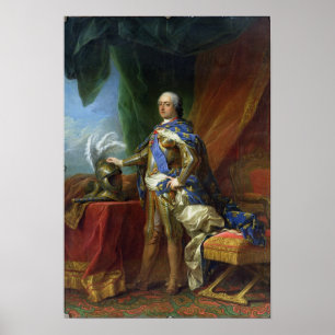 Louis XV King of France & Navarre, 1750 ポスター