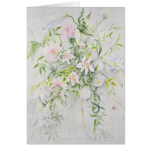 Louisaおよびロバートのための結婚式の花 (正面)