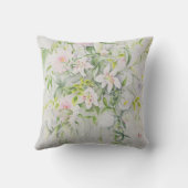 Louisaおよびロバートのための結婚式の花 クッション (裏面)