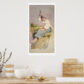 Louise, a Breton Girl (紙付き) ポスター (キッチン)