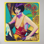 Louise Brooks - Pop Art ポスター (正面)