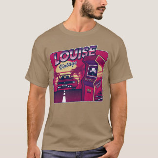 Louise Personalized Vintage Gamer 80s 90s Tシャツ