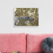 Louisiana Alligator キャンバスプリント (インサイチュ (リビング))