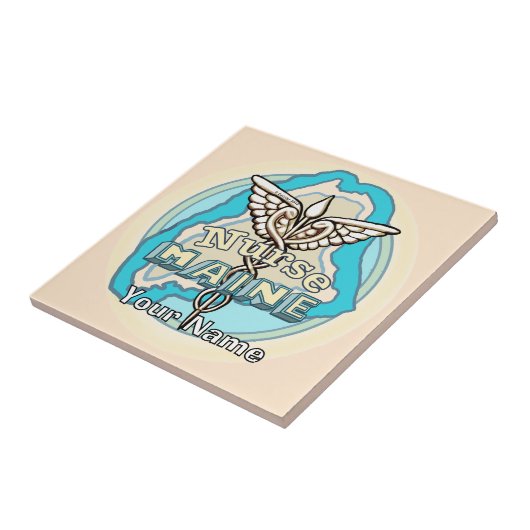 Louisiana Caduceus Nurse Tile タイル (側面)