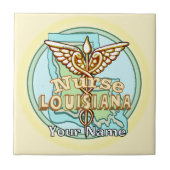 Louisiana Caduceus Nurse Tile タイル (正面)