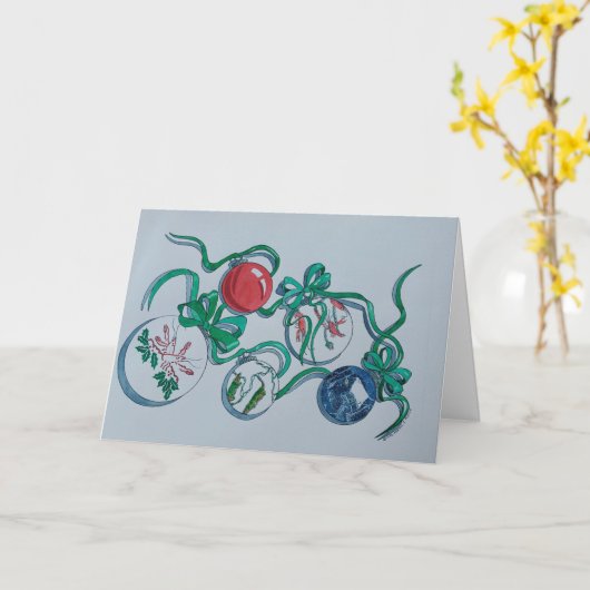 Louisiana Christmas card カード (黄色い花)