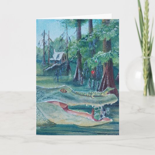 Louisiana Christmas card カード (正面)