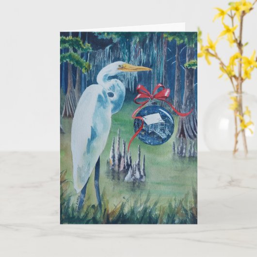 Louisiana Christmas cards カード (黄色い花)