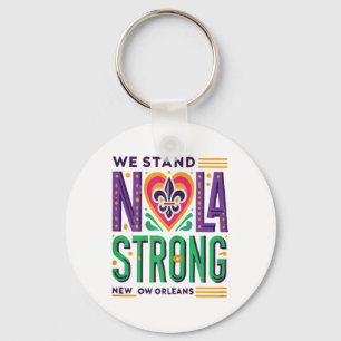 Louisiana Culture T Vintag We Stand Nola Str キーホルダー