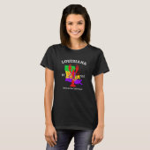 Louisiana Est 1812 Crawfish New Orleans Mardi Gras Tシャツ (正面フル)