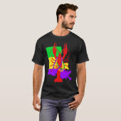 Louisiana Est 1812 Crawfish New Orleans Mardi Gras Tシャツ (正面フル)