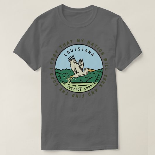 Louisiana Isaiah 352 Tシャツ (デザイン正面)
