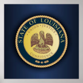 Louisiana Seal ポスター (正面)