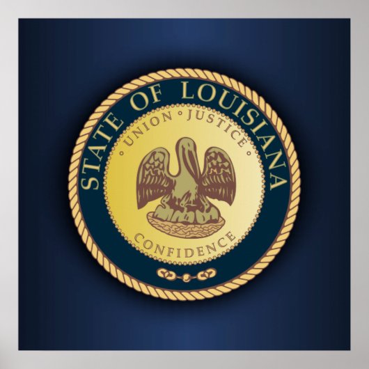 Louisiana Seal ポスター (正面)