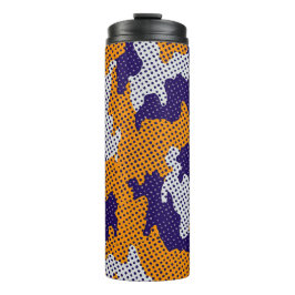 Louisiana State Purple Gold Stylish Camo Pattern タンブラー
