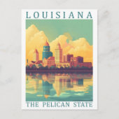 Louisiana the Pelican State USA Travel Place ポストカード (正面)