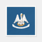 Louisianian Flag, Flag of Louisiana スタンダードカクテルナプキン (正面)