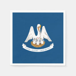 Louisianian Flag, Flag of Louisiana スタンダードカクテルナプキン