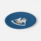 Louisianian Flag, Flag of Louisiana ペーパープレート (アングル)