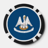 Louisianian Flag, Flag of Louisiana ポーカーチップ (裏面)