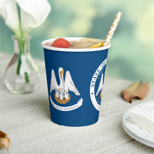 Louisianian Flag & Seal, Flag of Louisiana 紙コップ (インサイチュ)