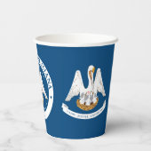 Louisianian Flag & Seal, Flag of Louisiana 紙コップ (裏面)