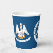 Louisianian Flag & Seal, Flag of Louisiana 紙コップ (正面)