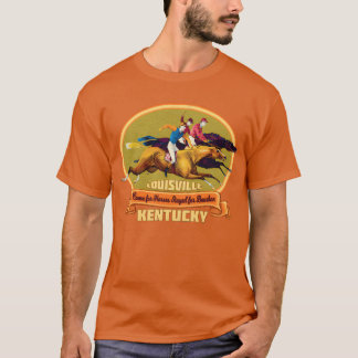 Louisville Kentucky Horse Racing Bourbon Derby ret Tシャツ