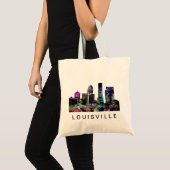 Louisville, Kentucky in graffiti トートバッグ (正面(商品))