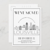 Louisville Modern Deco | Address Update 案内ポストカード (正面/裏面)