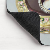 Louix XVの楕円形のかぎたばこ箱 マウスパッド (コーナー)