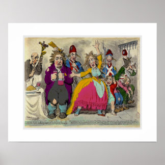 Louix XV1離れ妻と家族の連れ去り ポスター