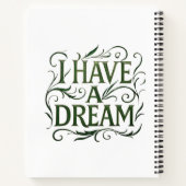 Loulou Arts Mosaic 8.5" x 11" Deluxe Notebook ノートブック (裏面)