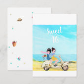 Loulou & Ting * Happy Birthday Sweet 16 Girls Card (正面/裏面)