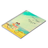 Loulou & Ting * Sunny girls on scooter ノートブック (左側)