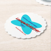 Lounge Academy Retro Cool Buffalo NY Piano Bar ペーパーコースター (アングル)